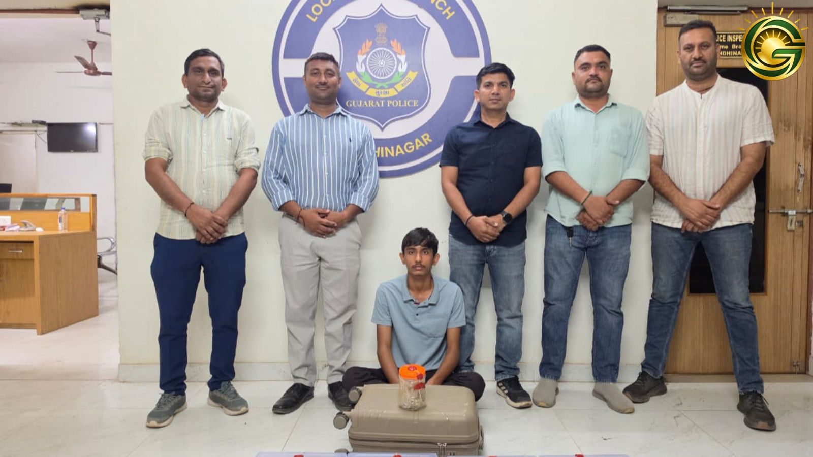 Accused arrested by LCB in drug trafficking case.