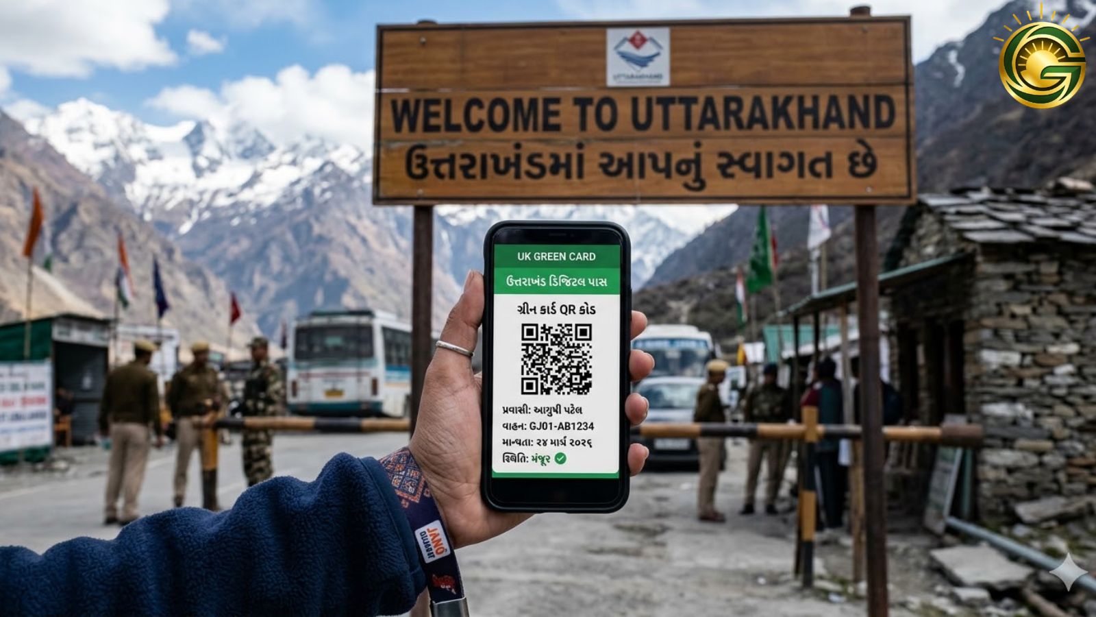 Digital Green Card for Char Dham Yatra verification.