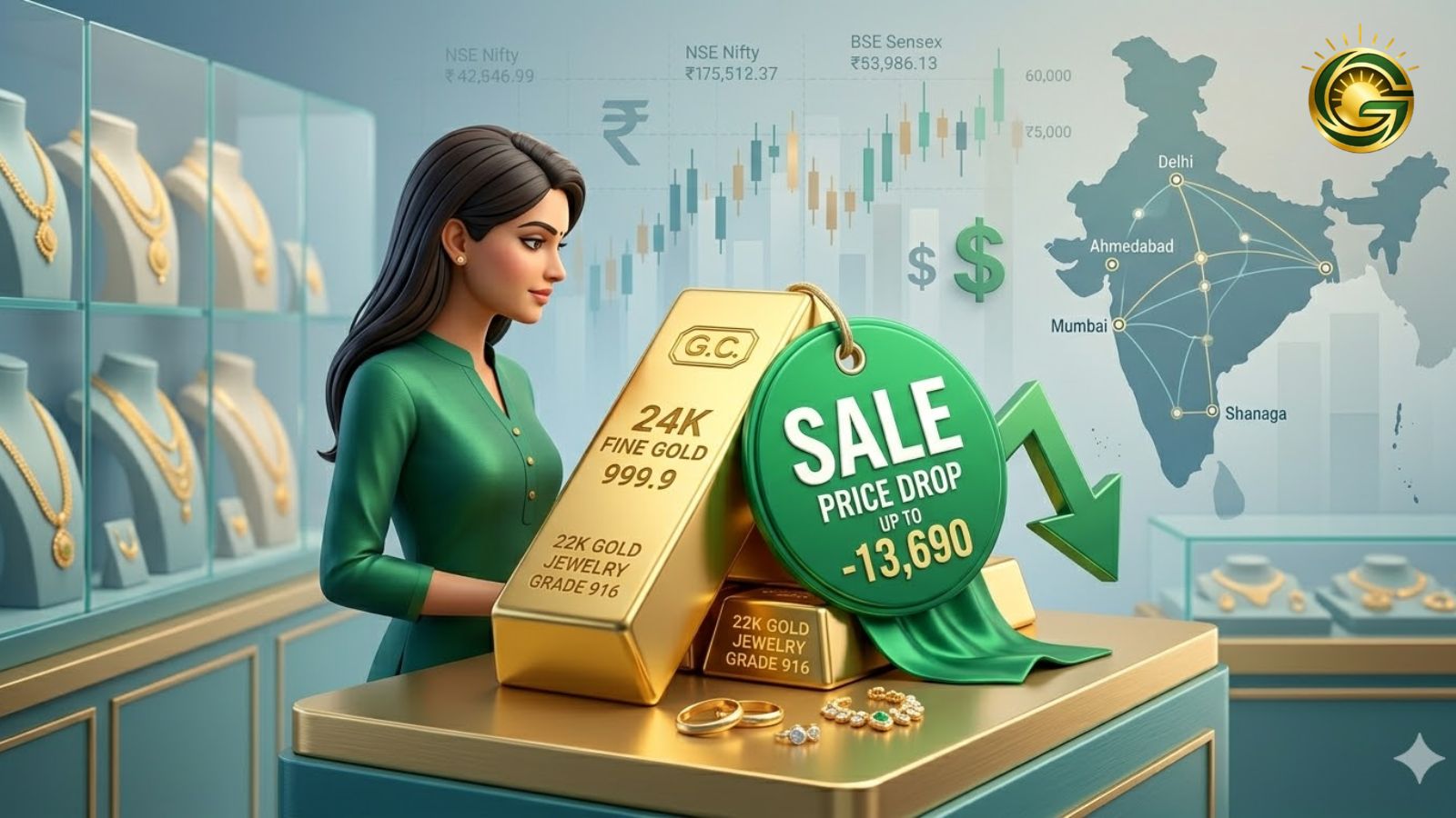 Investment opportunity in gold due to price decline in March 2026.