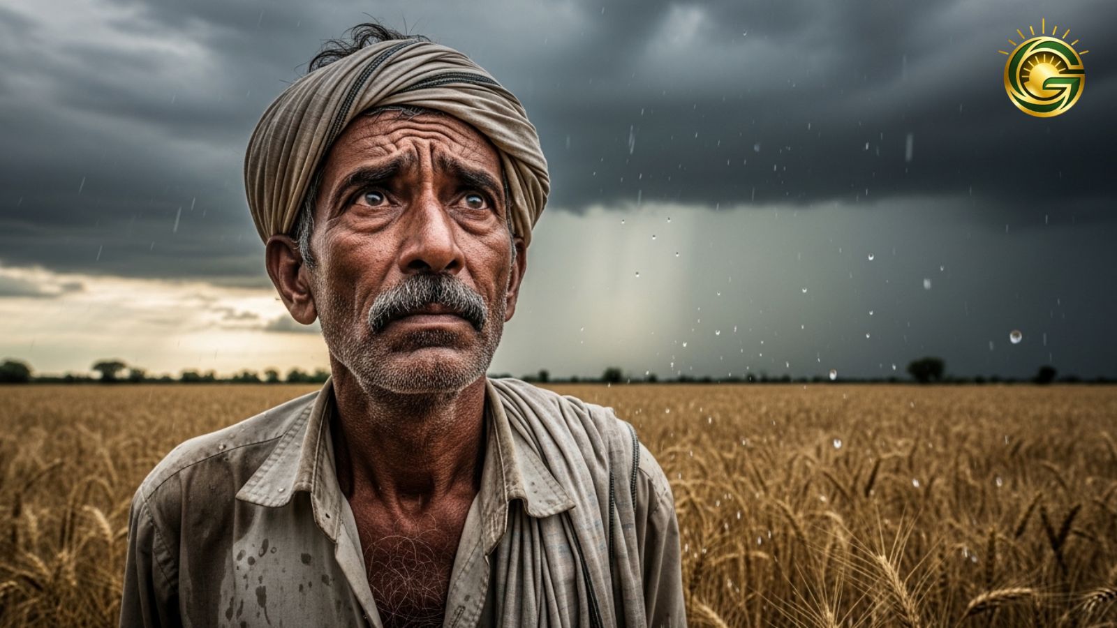 Impact of unseasonal rain on crops in Gujarat.