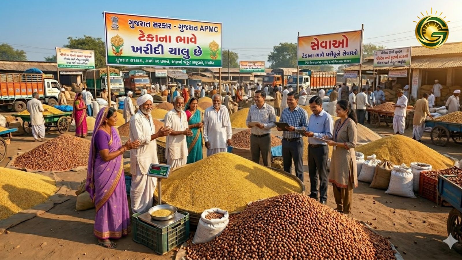 Official start of MSP Buying in Gujarat for gram and mustard.