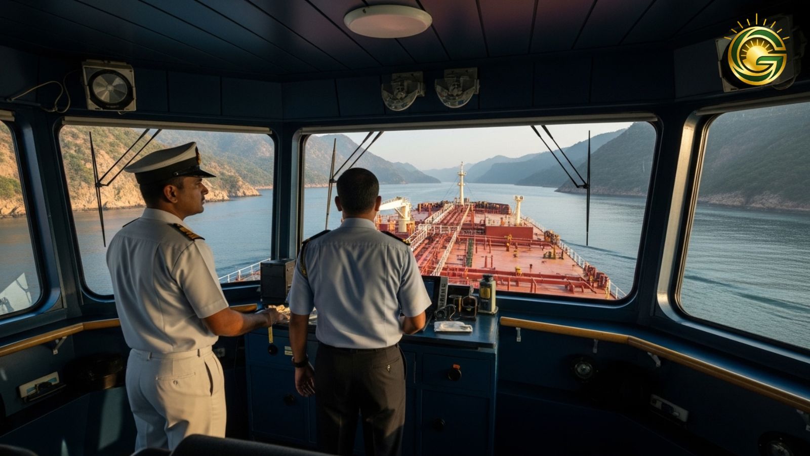 Secure transit of an Indian crude oil tanker monitored for safety during regional tension.