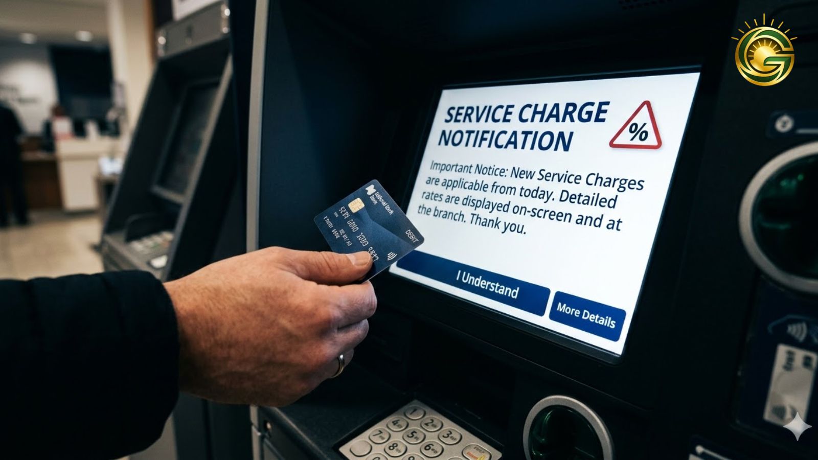 New ATM service charges and transaction limits starting April 2026.