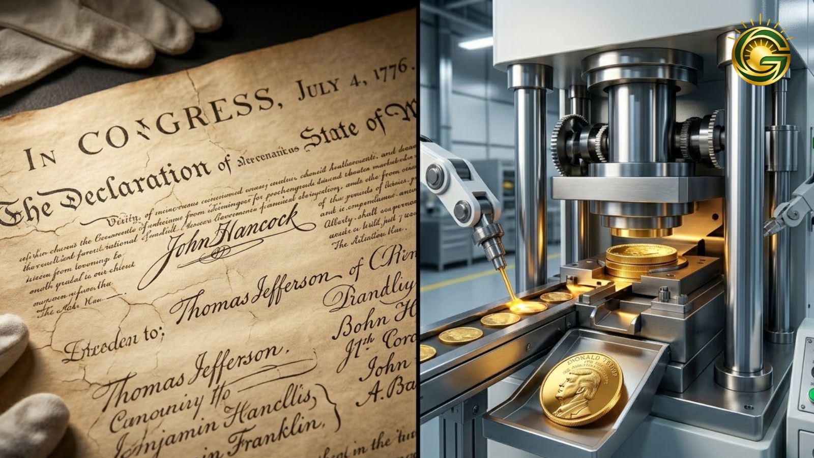 From 1776 Independence to 2026 Gold Coin.