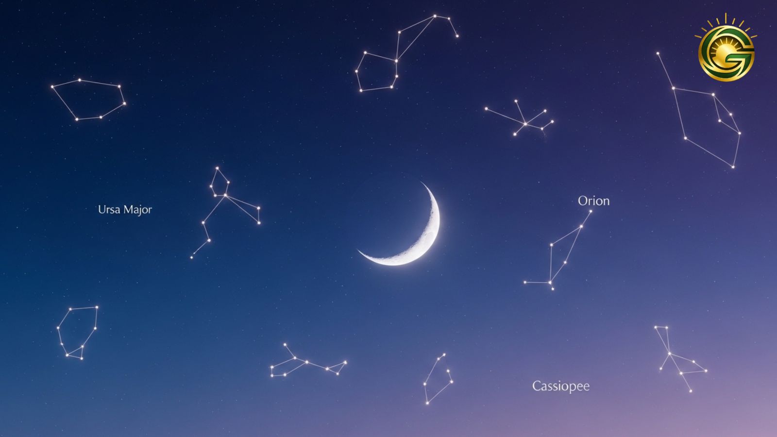 A beautiful cosmic night sky with constellations reflecting the atmosphere of astrology.