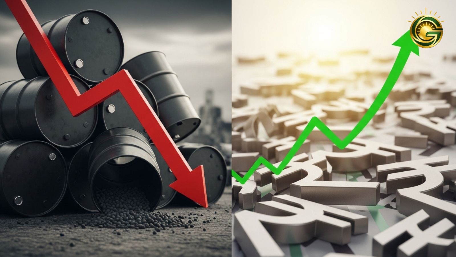 Dropping crude oil prices fueling the historic rise in the Indian stock market.