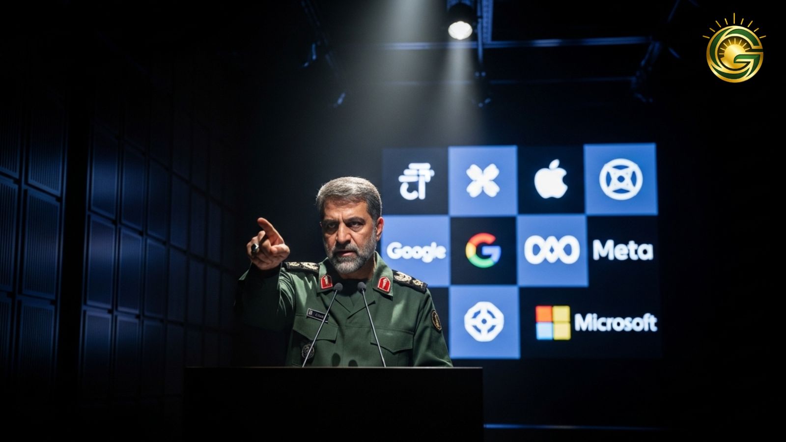 Iranian IRGC issuing threats to attack US tech companies in the Middle East.