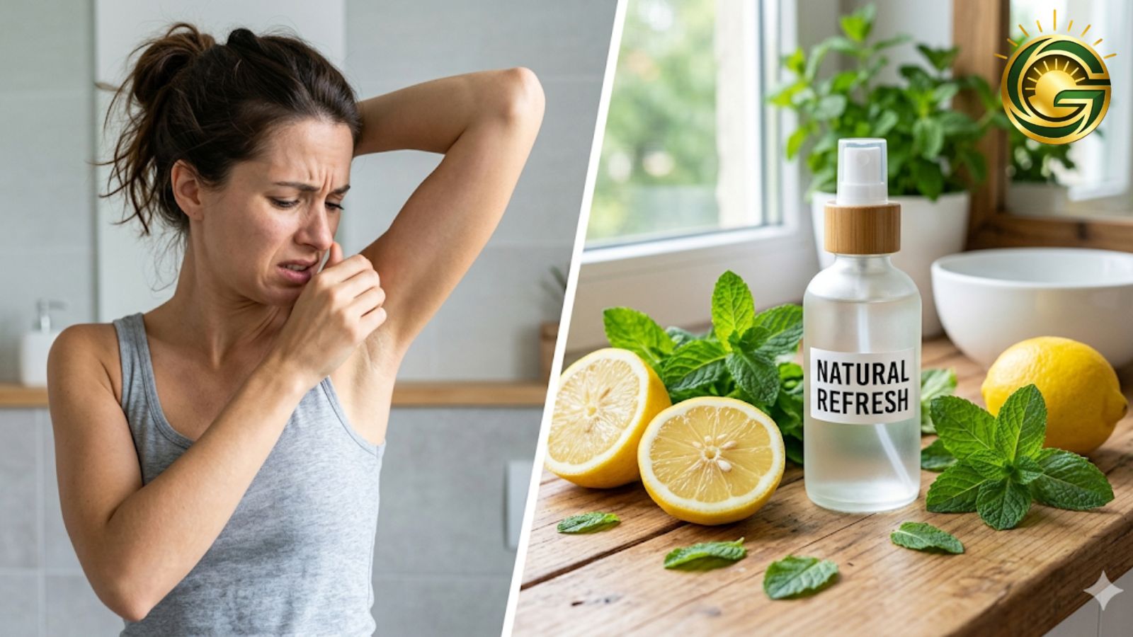 Using Lemon and Apple Cider Vinegar for body odor treatment