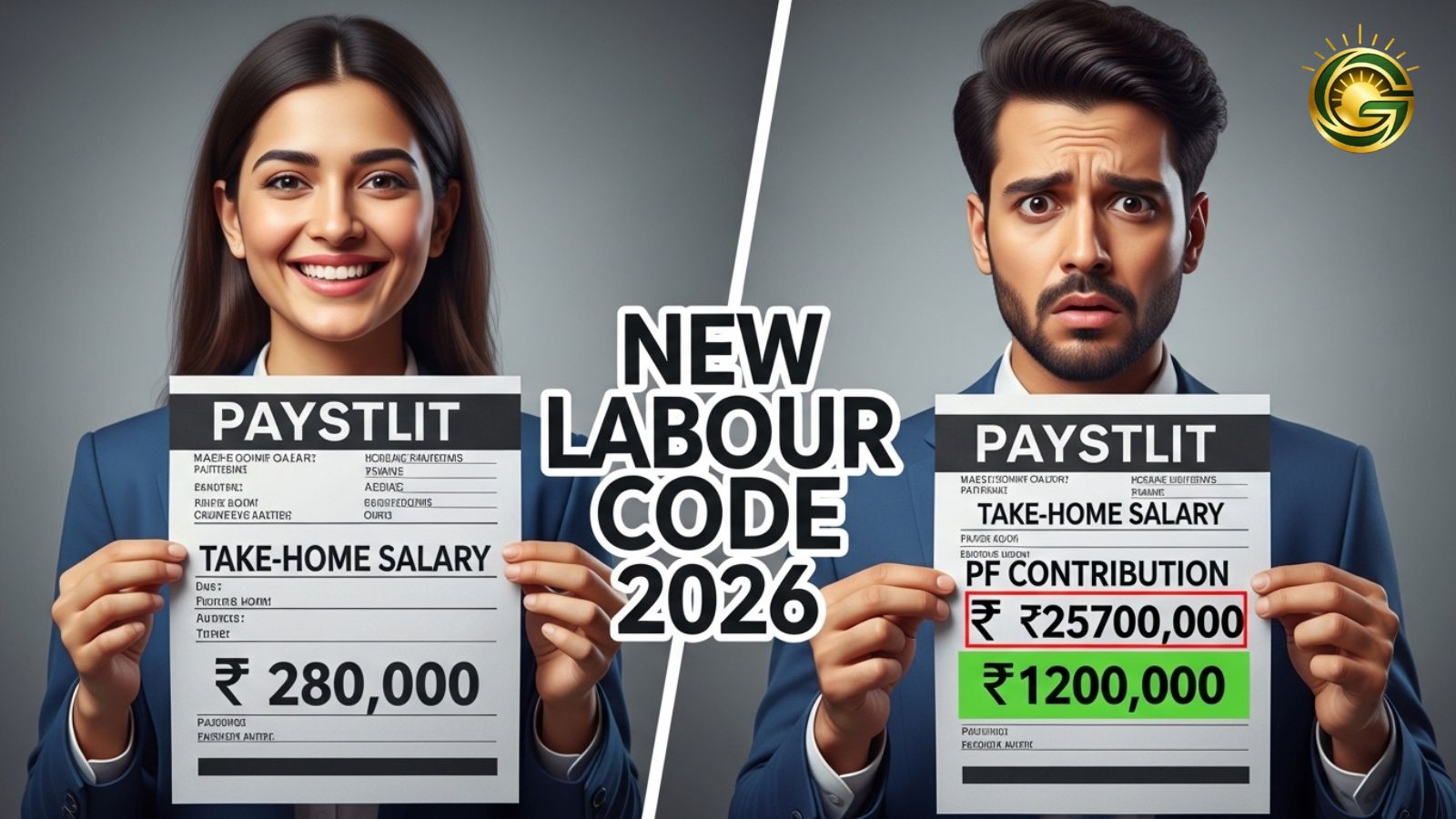 Impact of new labour code on employee basic salary and PF contribution.