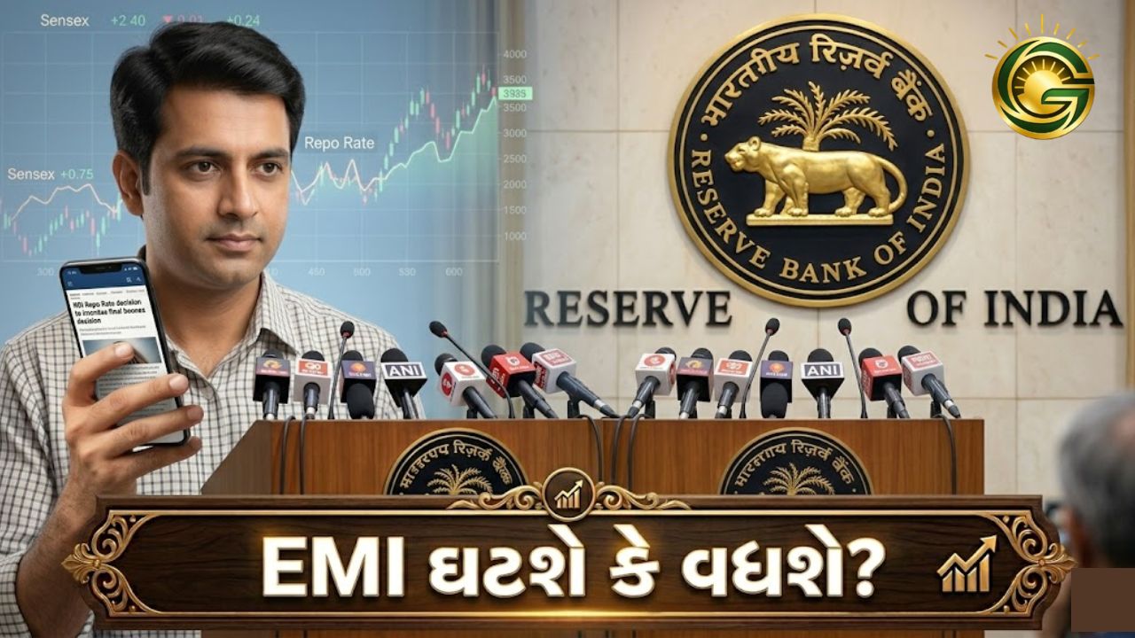 RBI Governor Sanjay Malhotra announces unchanged repo rate at the MPC meeting.