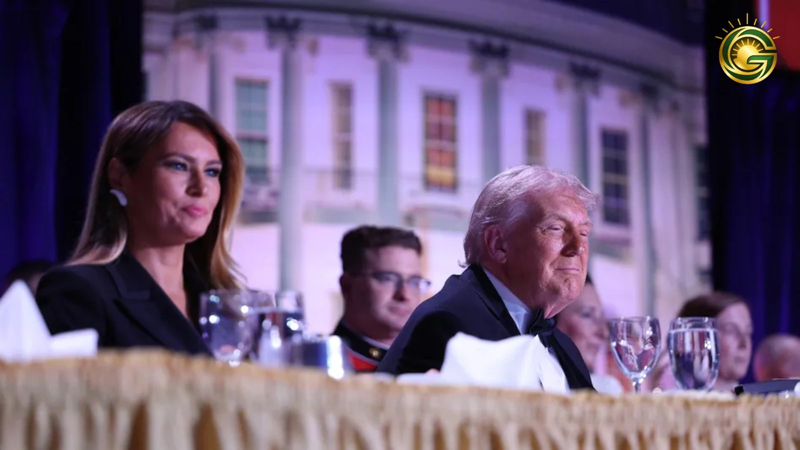 Emergency scene at White House Hilton after shooting during a presidential event.