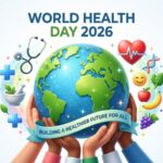 Main thumbnail for World Health Day 2026 with globe and health symbols
