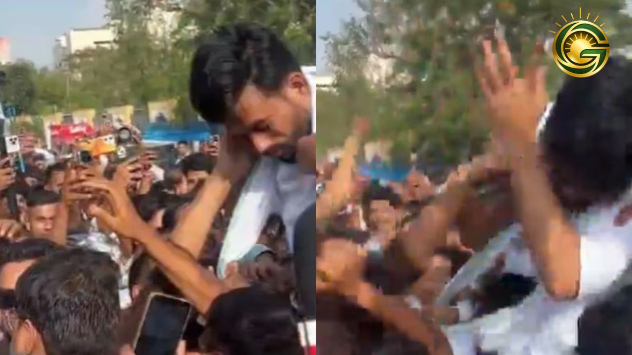 Abhijeet Dipake Slapped during neet protest in jaipur.